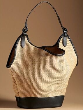 By Anthropologie Angular Bucket Tote Bag